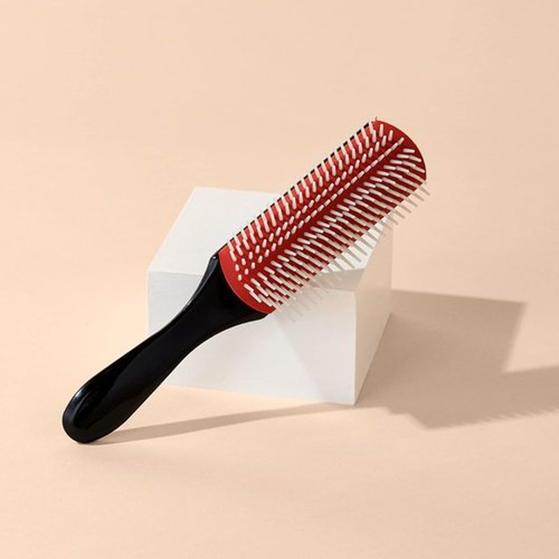 Diane Pro Nylon Pin Hair Brush - Effortless Detangling for Thick or Curly Hair | Ideal for Wet Styling