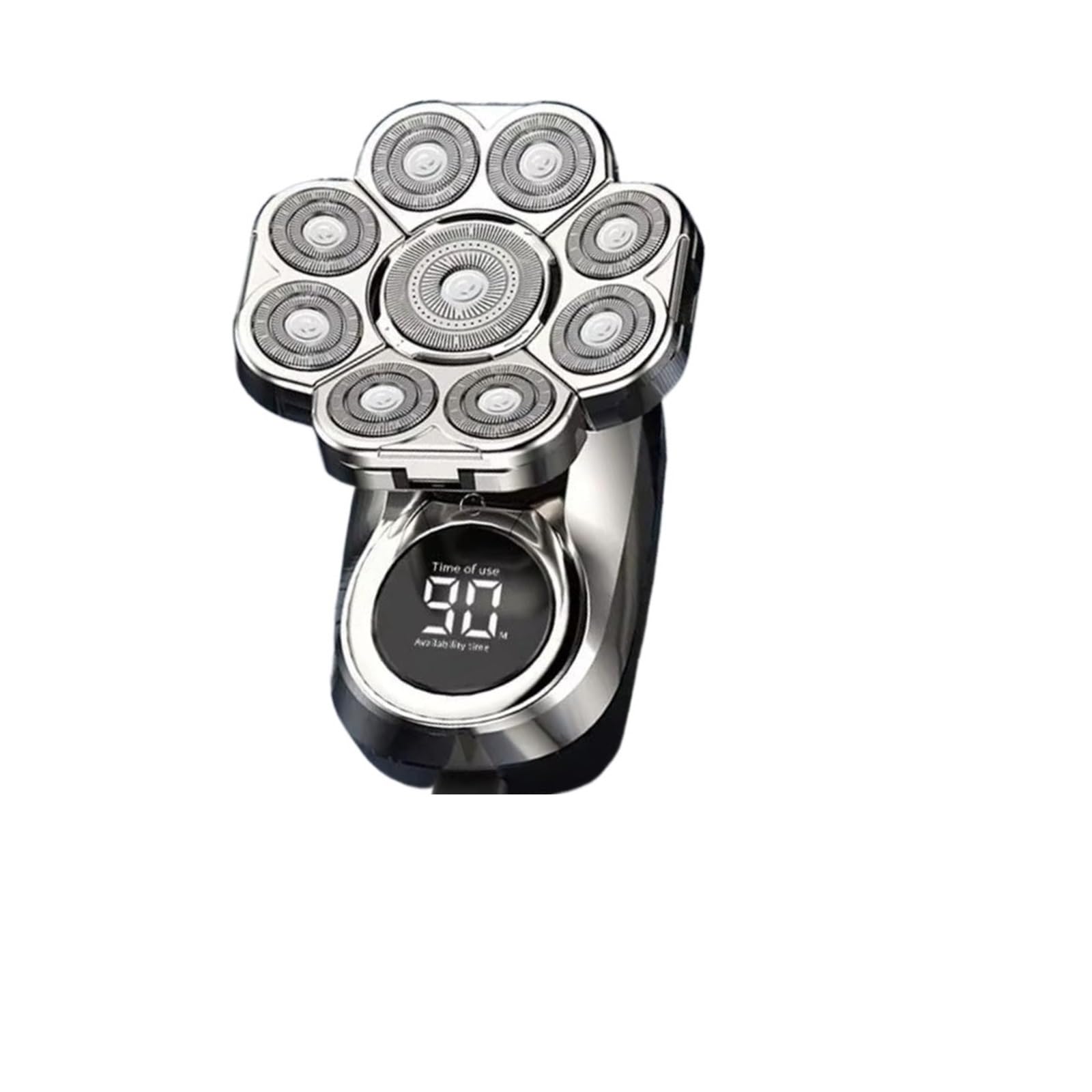 Baldy Pro Head Shaver, 9.0 Shaver - IPX7 Waterproof Wet Dry Razor, Rechargeable Cordless with Smart Screen Display, Ideal for Travel/Home/Office