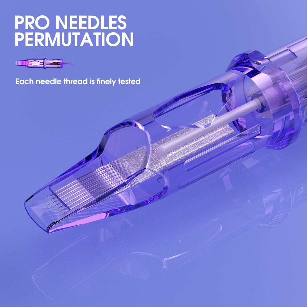 Mast Pro 1207RL Cartridge Tattoo Needles Disposable 20Pcs of One Box Standard #12 Size 7 Round Liner