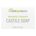 MILD BY NATURE Castile Bar Soap, Peppermint, 5 oz (141 g)