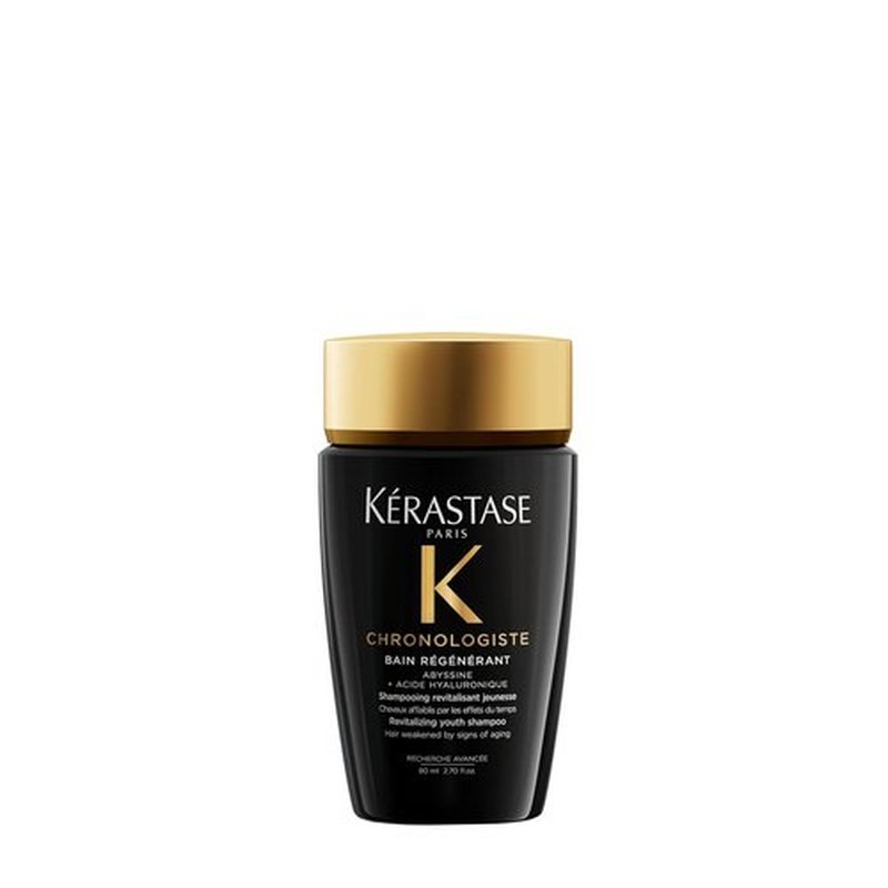 KÉRASTASE Chronologiste Bain Régénérant Shampoo - Revitalizing Anti-Aging Formula for Weakened Hair | Hydrating & Smoothing with Hyaluronic Acid