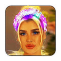 GORTIN Light up Headband LED Neon Headpiece Carnival Rave Costume Hair Accessories for Women