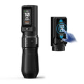 EZ P3 Pro Touch Tattoo Gun, Large Touch Screen Tattoo Machine with 6 Adjustable Strokes 2.0-4.2mm, 2 OLED Digital Display 2,000mAh Power Supply Extra Battery (Black)