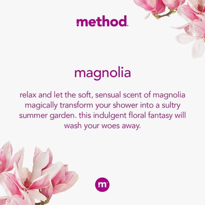 Method Body Wash, Magnolia, Paraben and Phthalate Free, 18 oz (Pack of 1)