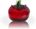 LONGWIN Glass Mini Tomato Figurines - Collectible Crystal Fruit Decor for Tabletop Centerpiece