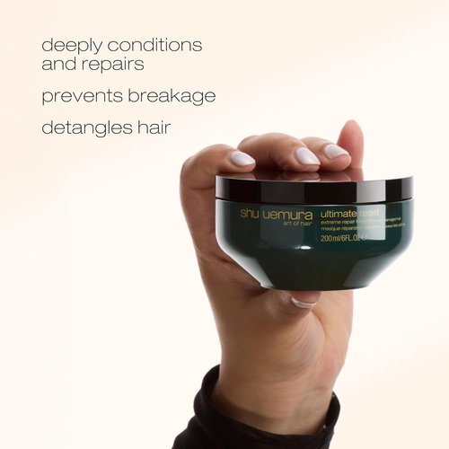 Shu Uemura Art of Hair Ultimate Reset Hair Mask - Deeply Nourishes & Repairs Damaged Hair with Japanese Rice Extract