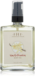 FarmHouse Fresh Vanilla Bourbon Body Oil - Nourishing Hydration | 4 Fl Oz