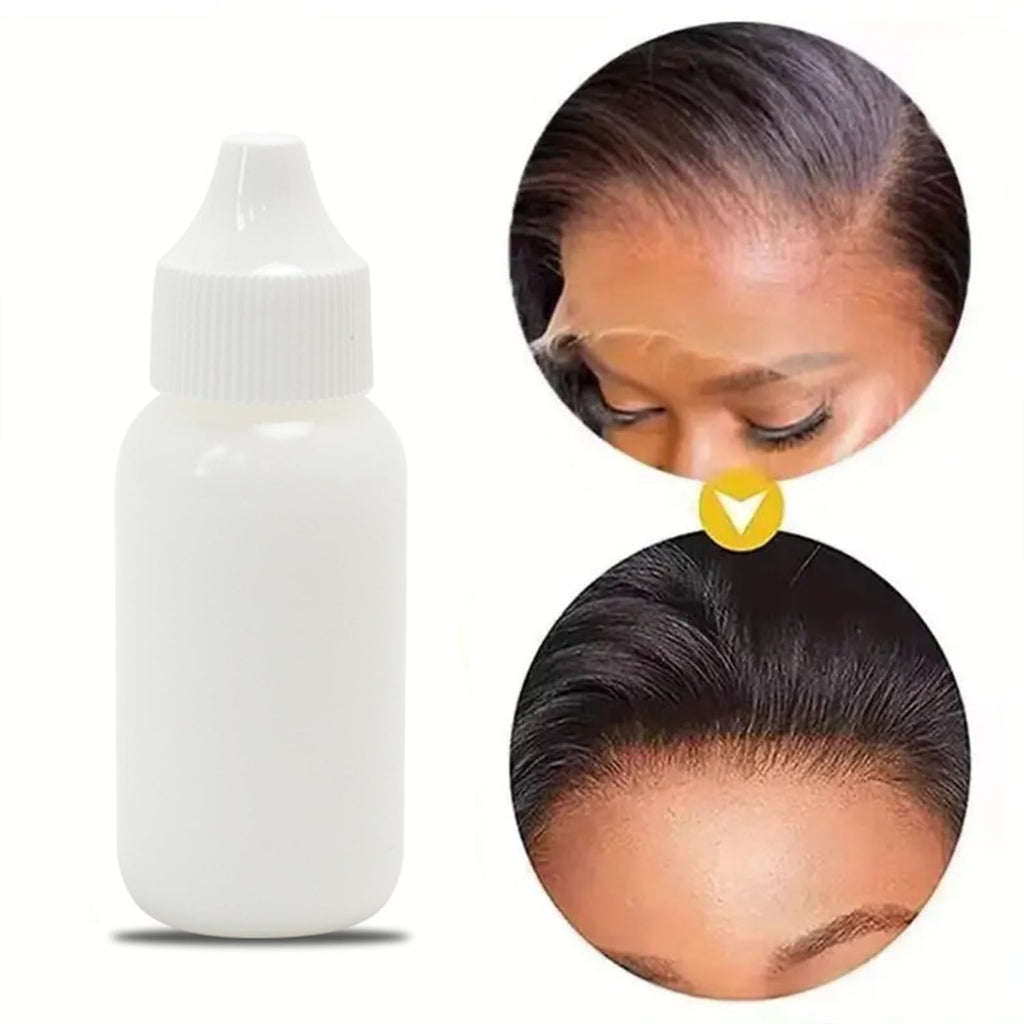 VIPPRETTY Hair 2Pcs Satin Edge Scarves and 1.3 Ounce Lace Glue for Wigs Invisible Extreme Hold for Weave and Hair Systems Applicable Scenarios Yoga, Makeup, Facial, Sport