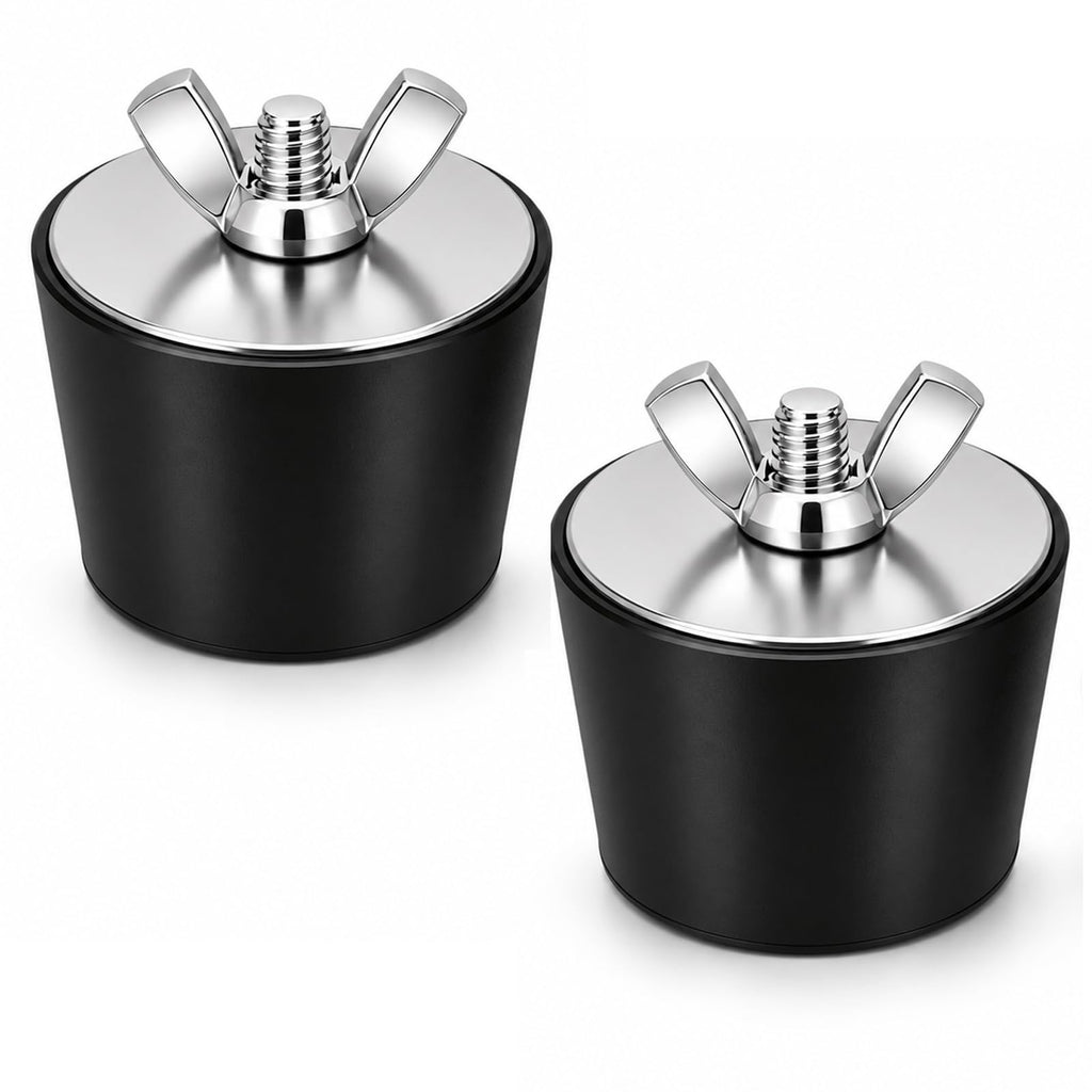 2pcs Rubber Pool Winterizing Plugs,Expansion Plug with SS Screw