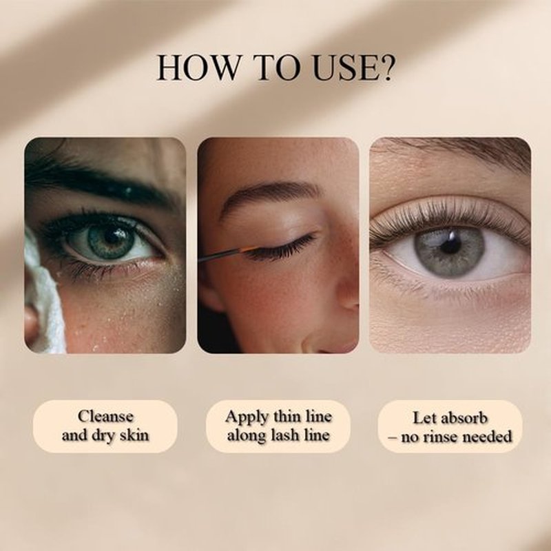 NP NATURES PHILOSOPHY Lash Brow Growth Serum, Prostaglandin-Free Eyelash Liquid for Thicker Longer Fuller Natural Lashes, Peptide Eyelash Eyebrow Enhancing Serum - Sérum De Pestañas Crecimiento 3ml