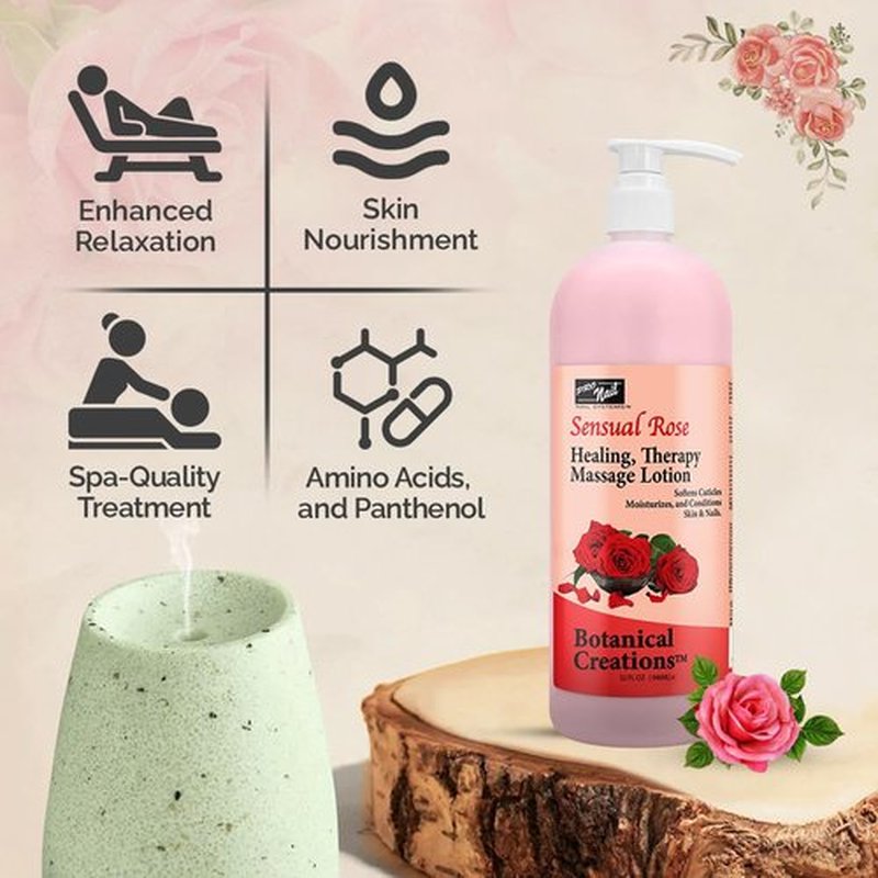 PRONAIL Healing Therapy Multi-Purpose Salon & Spa Lotion - All-in-One Treatment for Manicures, Pedicures, and Massage with Treatment in Every Pump to Streamline Services & Justify Premium Price 32 Oz