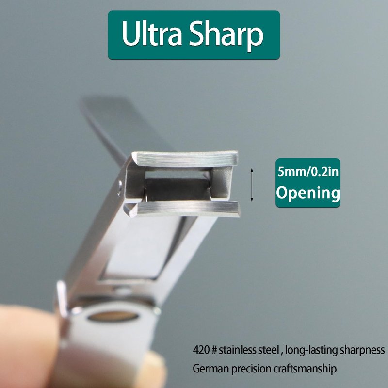 XGIZMOO Small Nail Clippers for Men,Ultra Thin Mini Nail Clipper Keychain,Portable Travel Nail Trimmer