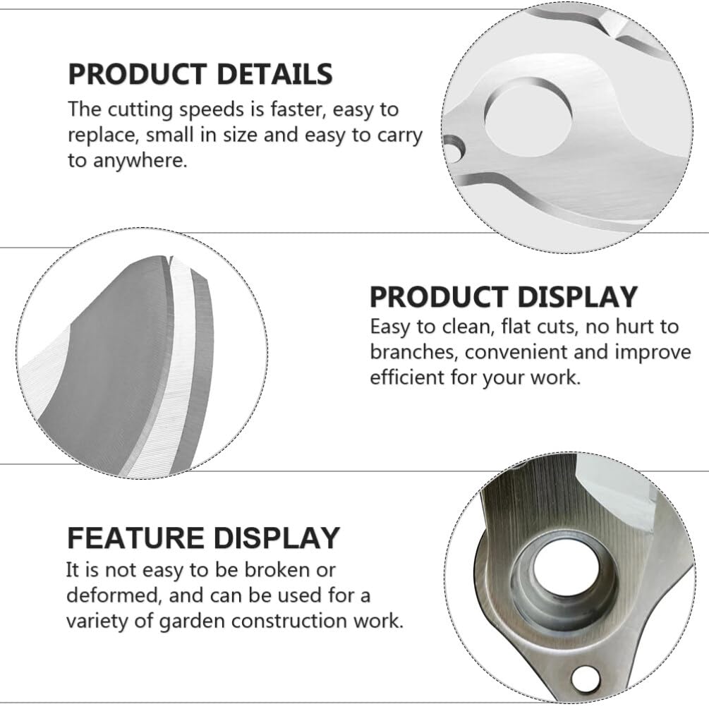 Scicalife Electric Pruning Shears Blades Replacement Sk5 Pruning Cutter Blades for Cordless Shears Gardening Pruner Parts 2 Pack Easy Install 3.14 X 1.18 X 0.19 in