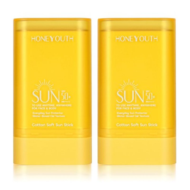Sunscreen Stick SPF 50+ PA++++ 0.56Oz | Water Resistant (80 Min) | Face & Body Sunscreen for Sensitive Skin | Non-Greasy, No White Cast | Compact Travel-Friendly Sun Protection (pack of 2)