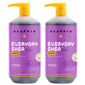 Alaffia Shampoo, Lavender 2-Pack – EveryDay Shea Sulfate-Free Shampoo with Moisture-Rich Shea Butter and Coconut Oil, 32 Oz Ea