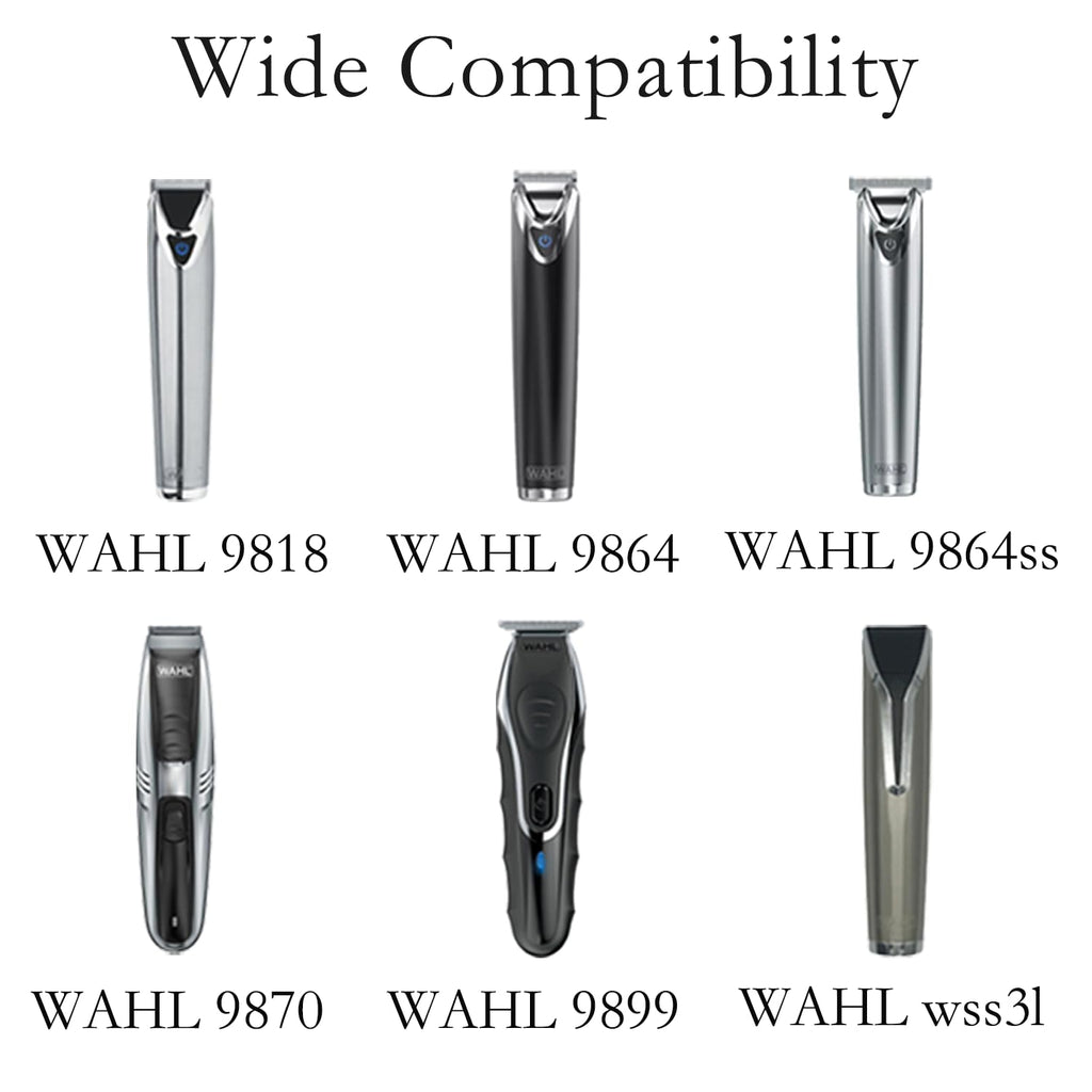 Charger Cord for Wahl Trimmer Models SS2L, WSS3L, for Wahl 9864SS, SS2L, WSS3L, 9818A, 5616L, 5701, 9818-5001, 9864, 9870, 9884L2, 9896, 9899 Lithium Ion Beard Trimmer Power Adapter Cord