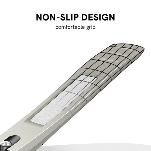 Nail Clipper Sets, Professional Finger and Toe Nail Clipper Set, Edgy Nail Cutter for Thick Nails for Man and Women, Precisely Stainless Steel Fingernail & Toenail Clippers with Nail File, 3PCS