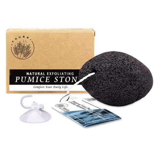 Pumice Stone for Feet，TOUGS Hard Skin Callus Remover and Scrubber, Callus Remover Foot Scrubber Home Pedicure Exfoliation(Pack of 4)