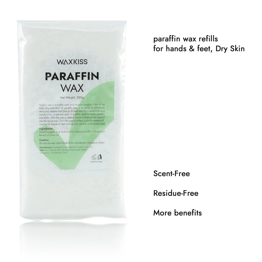Paraffin Wax for Hand and Feet 12 Packs Unscented for Dry Skin Hydration