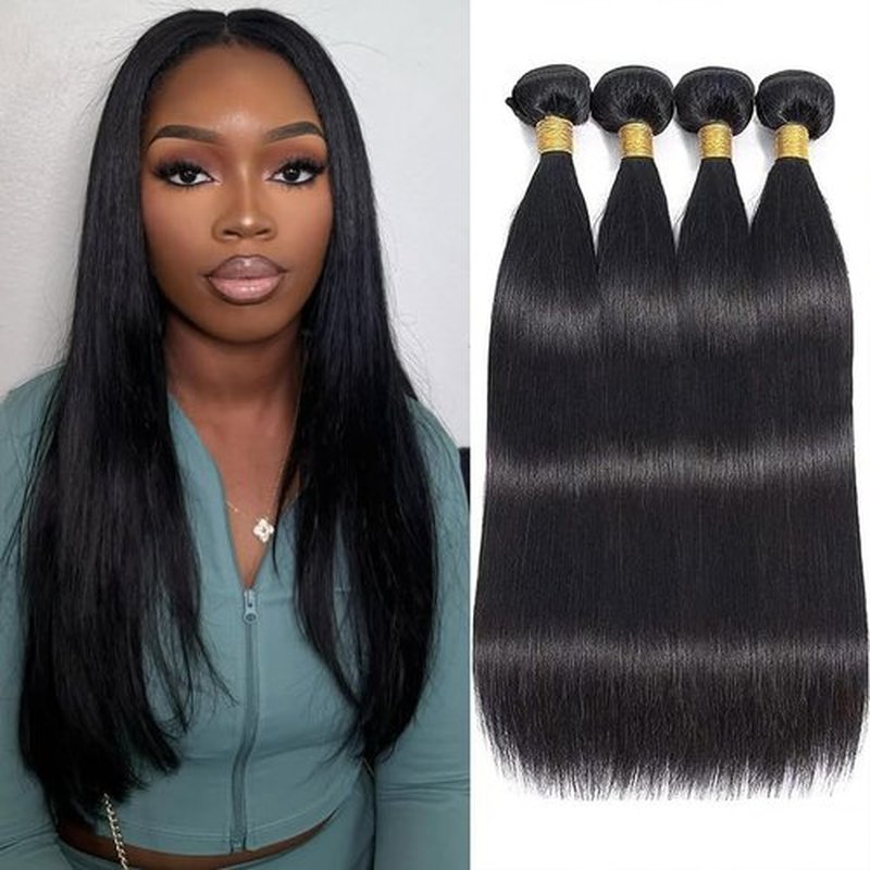 Straight Human Hair Bundles 14 16 18 20 Inch Sew In Hair Extensions 400g/Pack