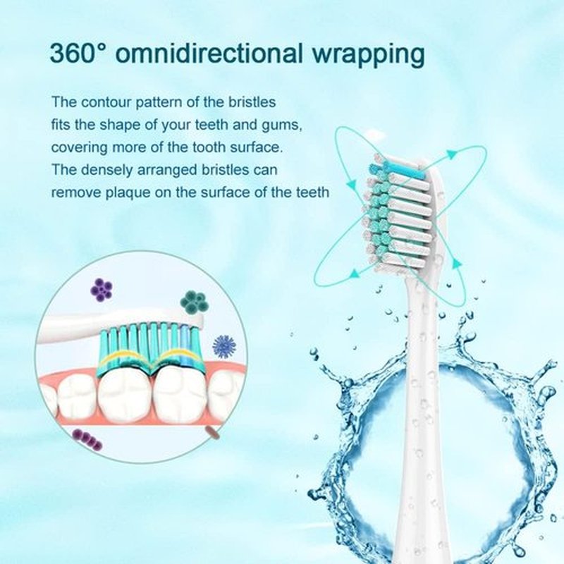 NEDIFON Replacement Toothbrush Heads - Compatible with Philips Sonicare | 8-Pack for Superior Clean