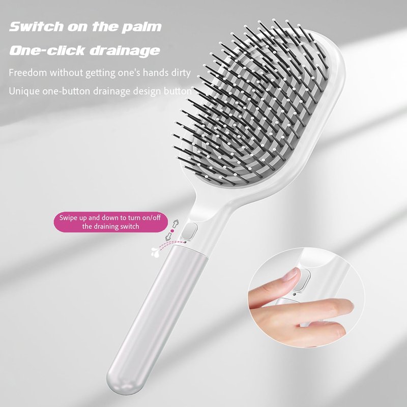 WYNK Soft Bristle Detangling Brush - Fast Drying Ventilated Design for Thick, Curly Hair | Ideal for All Ages