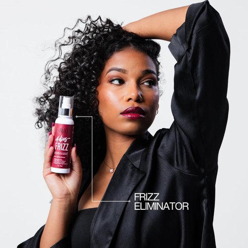 Lasio Adios Frizz Heat Protectant & Styling Spray - Eliminates Frizz, Adds Shine & Moisture | 4oz/118ml