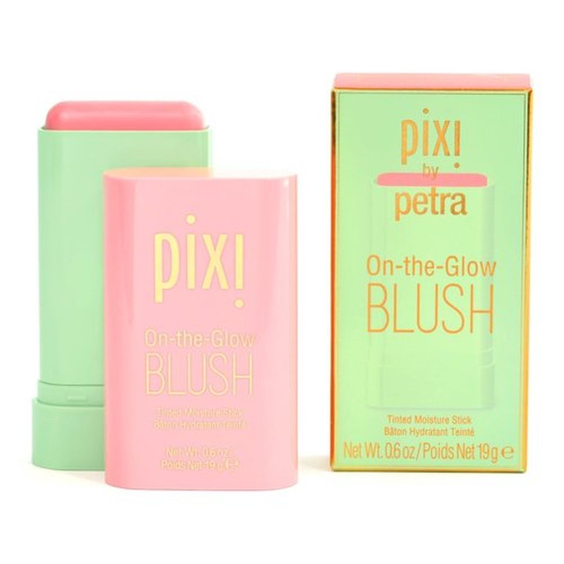 Pixi On-the-Glow Blush Stick - Hydrating Tinted Moisture for Cheeks & Lips | Fleur, 19g / 0.6 oz