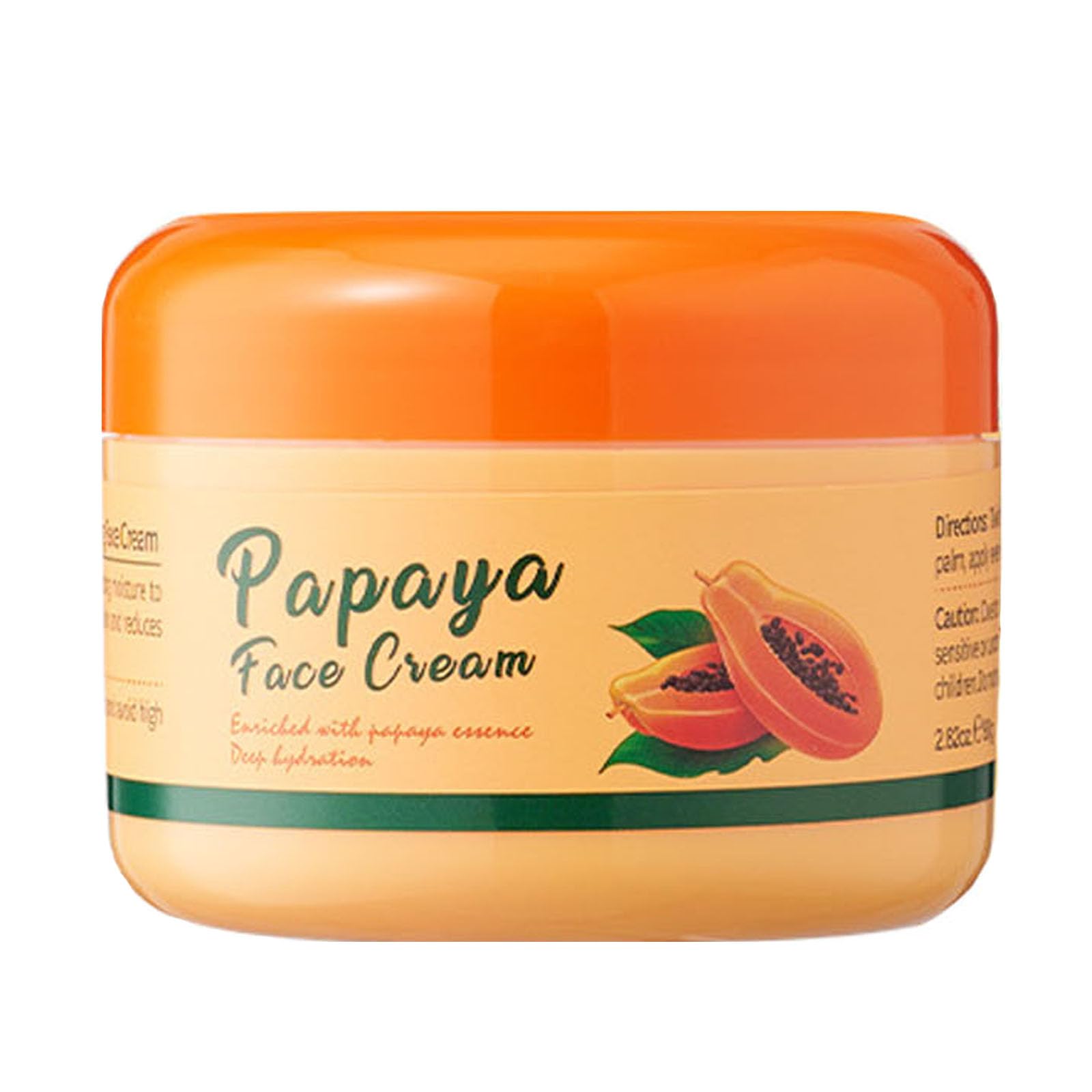 Yniquet Papaya Cream Face Moisturizer Cream with Natural Papaya Extract, Day and Night Face Cream Suitable For All Skin Types, 2.82oz
