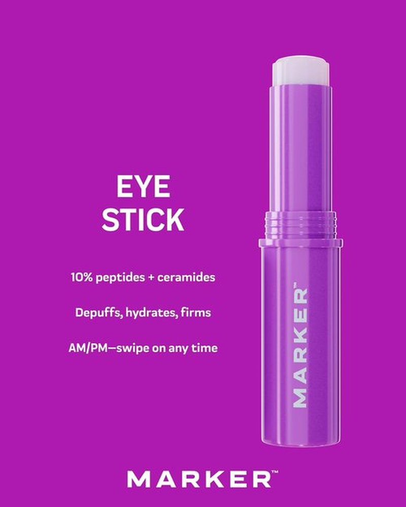 MARKER Eye Stick - 10% Peptides Under Eye Serum for Puffiness, Dark Circles & Fine Lines | 0.1 oz (3 g)