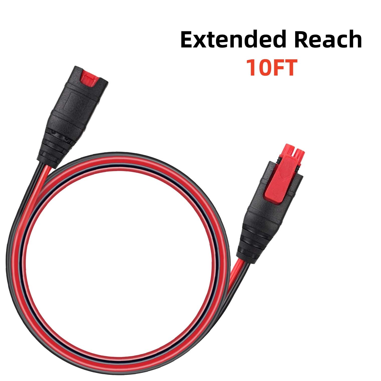 RRKJYXGC GC004 + GC008 X-Connect Fit for Noco Battery Charger Accessories,M10 (3/8in) XL Eyelet Terminal,Smart Batteries Trickle Charger Cable for Genius Smart Battery Chargers Extension Cable