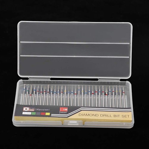 Russian Manicure Drill Bits, Nail Art Drill Kit, Grind Head Electric Nail Drill Machine Accessories Nail Polishing Machine Manicure Pedicure Bits[A]