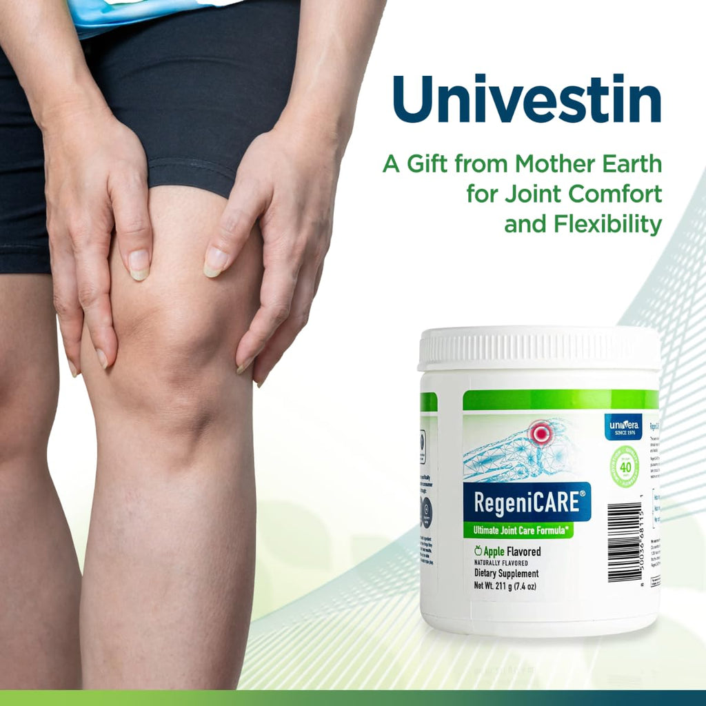 Univera RegeniCARE, Glucosamine, Univestin, MSM, Chondroitin, Joint Support, Mobility + Flexibility, 30-Day Supply