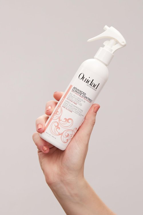 Ouidad Advanced Climate Control Leave In Conditioner for Curly Hair, 8.5 fl oz, Multi-Use Curl Leave In Conditioner & Heat Protectant Spray, Sulfates, Parabens & Cruelty-Free Curly Hair Products
