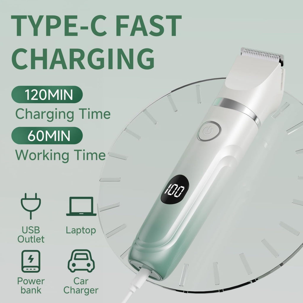 Electric Razors for Women, Painless Bikini Trimmer for Silk Skin