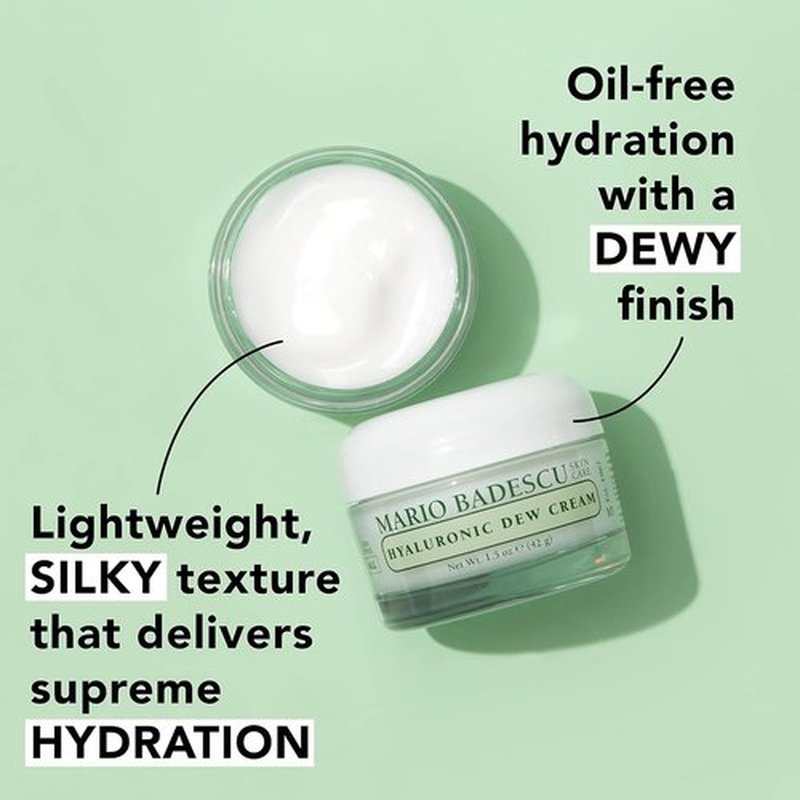 Mario Badescu Seaweed Night Cream - Anti-Aging Oil-Free Moisturizer with Collagen & Sodium Hyaluronate for Combination Skin
