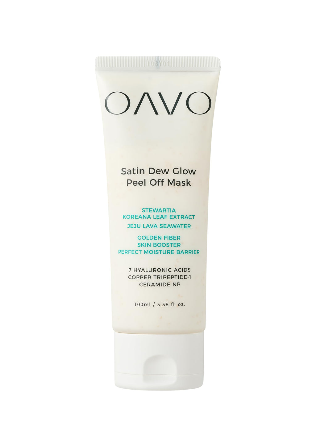 OAVO Satin Dew Glow Peel Off Mask 100ml – Korean Peel Off Face Mask Pack | Glossy, Plumping & Hydrating | Pore Lifting & Minimizing | Korean Glass Skin & Korean Skin Care