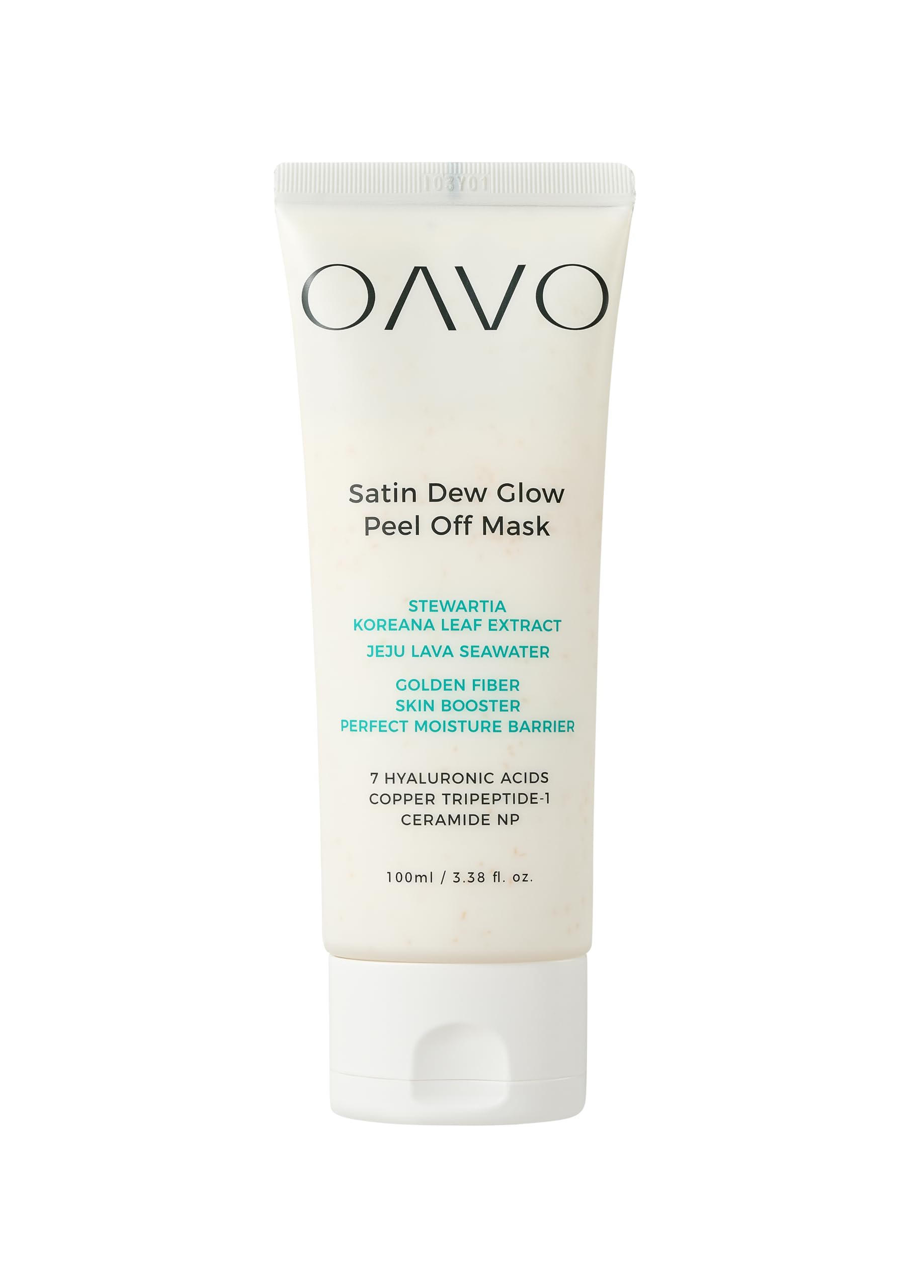 OAVO Satin Dew Glow Peel Off Mask 100ml – Korean Peel Off Face Mask Pack | Glossy, Plumping & Hydrating | Pore Lifting & Minimizing | Korean Glass Skin & Korean Skin Care