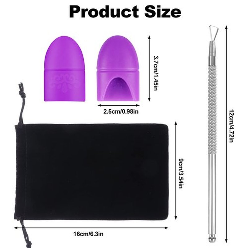 PIAOPIAONIU 30 PCS Nail Polish Protector for Fingers Silicone Fingertips Protect Nails Finger Cover Caps Comfortable Finger Sleeves from Tanning Beds/UV Rays