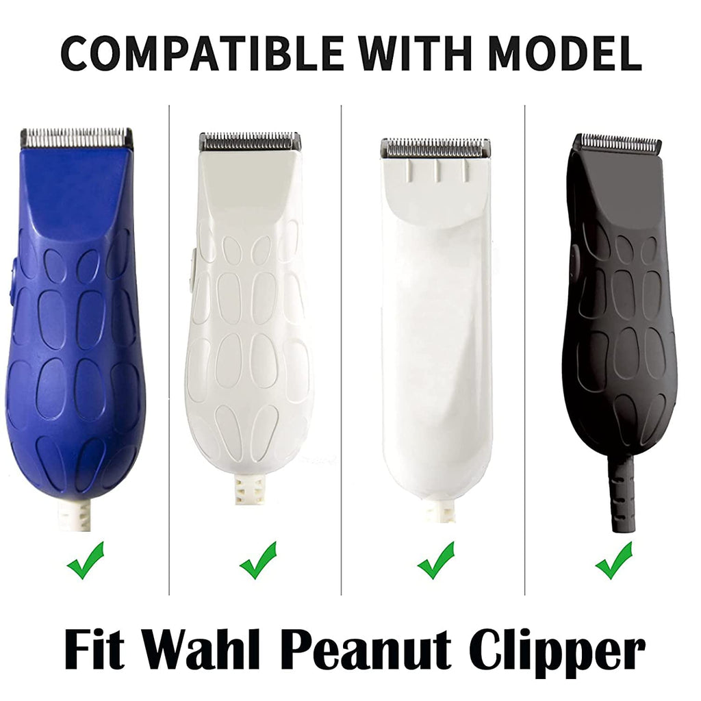 YAZIYIR Professional Peanut Snap On Replacement Blades, Black, 4PCS