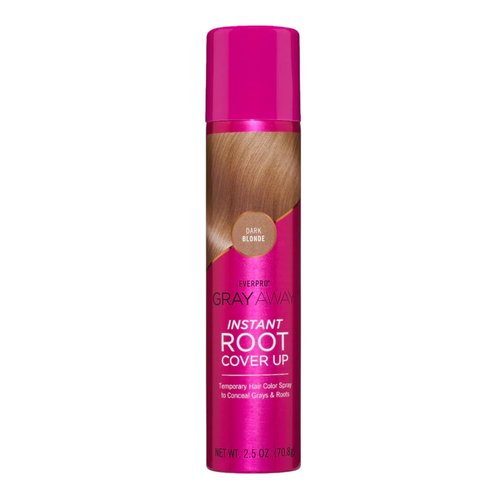 Everpro Gray Away Instant Root Cover Up Spray - Dark Blonde, 2.5oz for Quick Touch-Ups