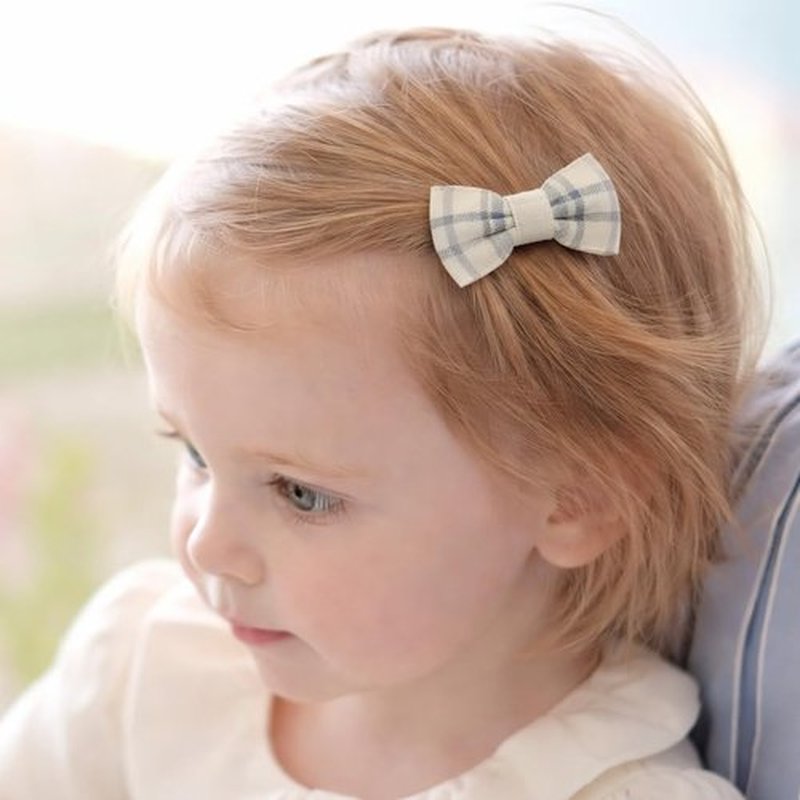 Baby Girl Hair Clips Set, 20 Pcs 2 Inch Blue & White Hair Bows Barrettes Handmade Accessories Alligator Clip for Little Girls Babies Toddlers Child Kids Teens Gifts