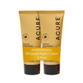 Acure Radically Rejuvenating Night Cream - Anti-Aging Peptide Moisturizer for All Skin Types | 1.7 fl oz (2 Pack)
