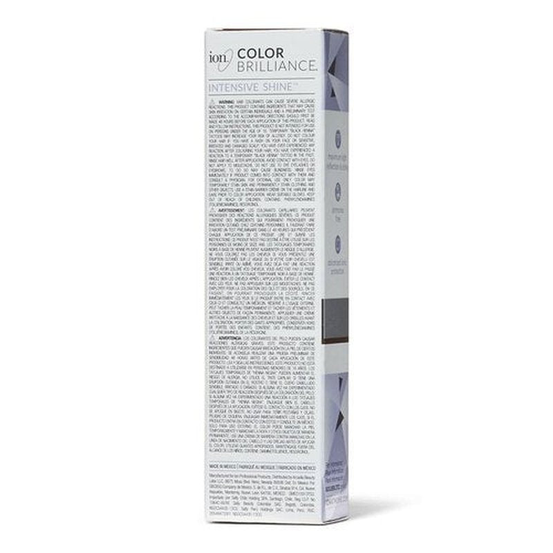 Ion Intensive Shine 4N Medium Natural Brown Hair Color - Demi Permanent Formula for Vibrant Shine