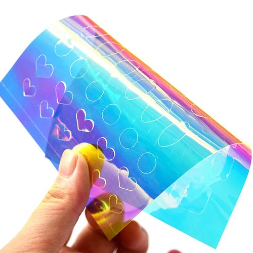 Dornail 11 Sheets Aurora Holographic Nail Foil Film - Broken Glass & Laser Nail Decals for DIY Nail Art