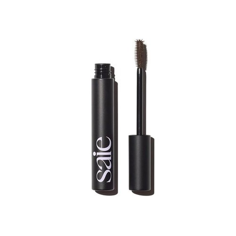 Saie Mascara 101 - Lengthening Mascara for Bold, Lifted Lashes - Buildable, Nourishing Formula - Brown (0.31 oz)
