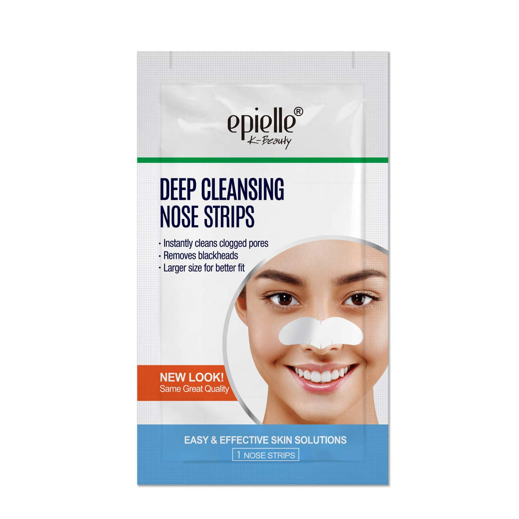 Original Epielle Deep Cleansing Nose Strips, Pore Strips for Clogged Pores, Blackhead Removal, Oily Skin, Easy and Effective, K- Beauty Skin Solutions, 14 Count Value Pack
