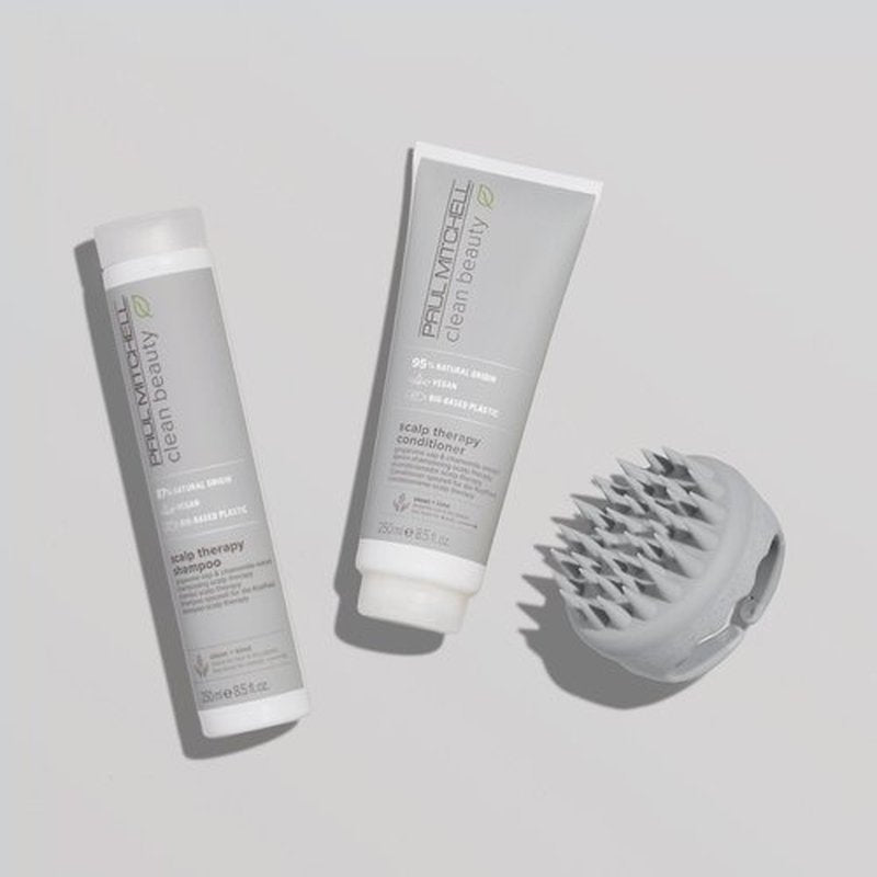Paul Mitchell Clean Beauty Scalp Therapy Conditioner, Gently Conditions + Cools All Hair Types, Especially Dry, Oily + Sensitive Scalps, 8.5 fl. oz.