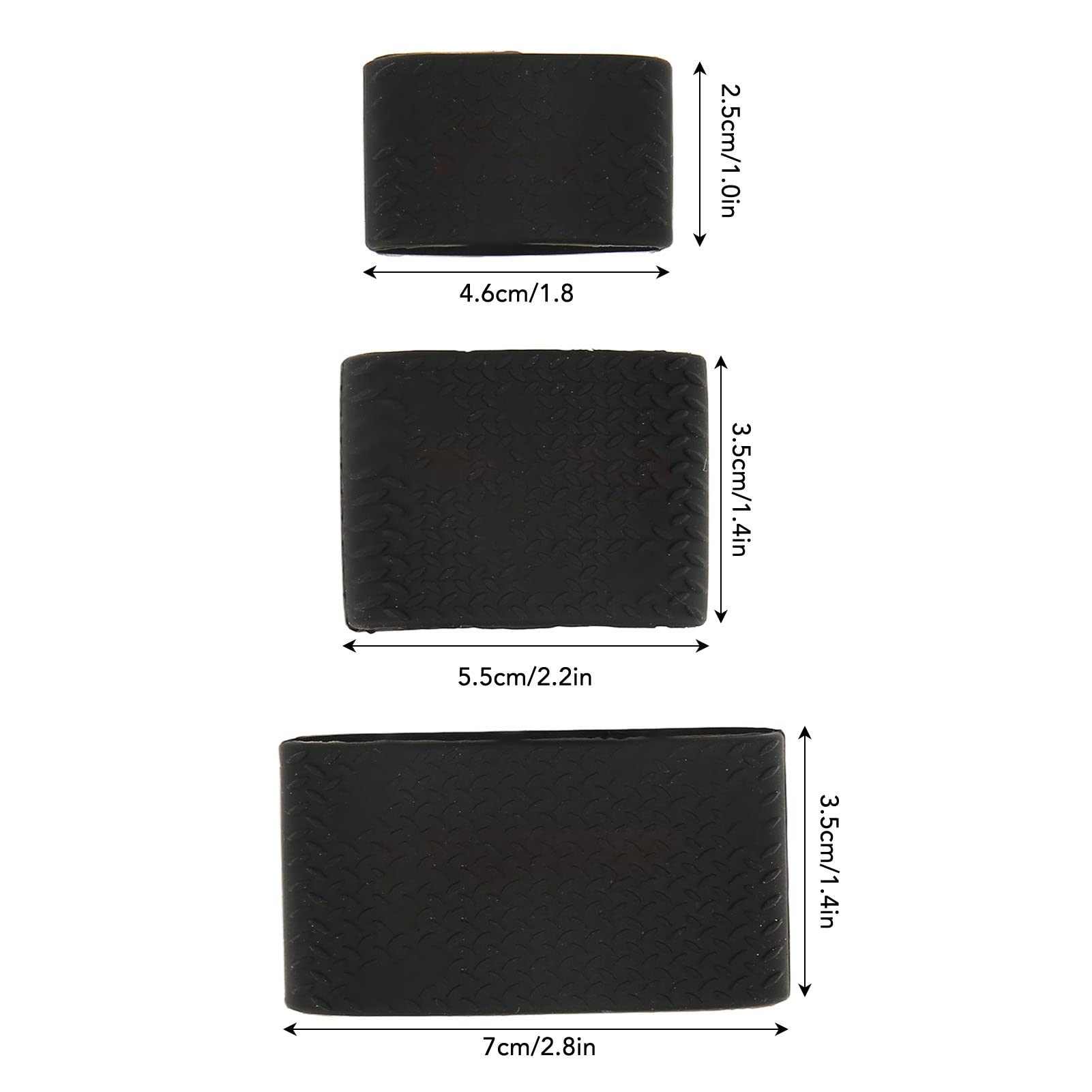 3pcs Barber Clipper Bands, Silicone Anti Slip Wear Resistant Tool Protective Sleeve for Barbers Electric Clip Resistance Heat Baber