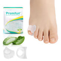 Promifun Toe Separators for Women Gel Toe Separators for Overlapping Toes, Bunions, Big Toe Alignment, Corrector and Spacer, Preventing Rubbing Relieve Pressure (Pinky, 12 Pack, Clear)